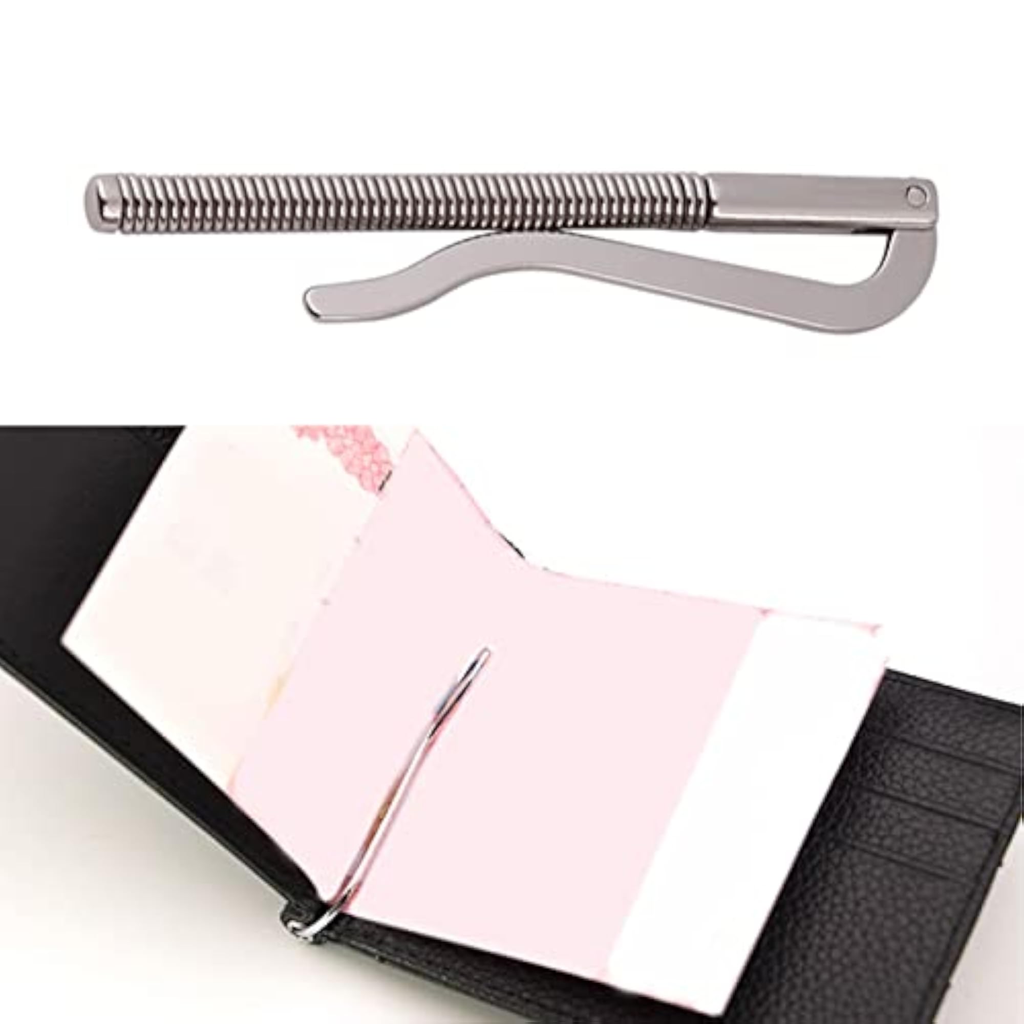 5PCS Money Clips, Metal Money Clips for Bifold Leather Wallet